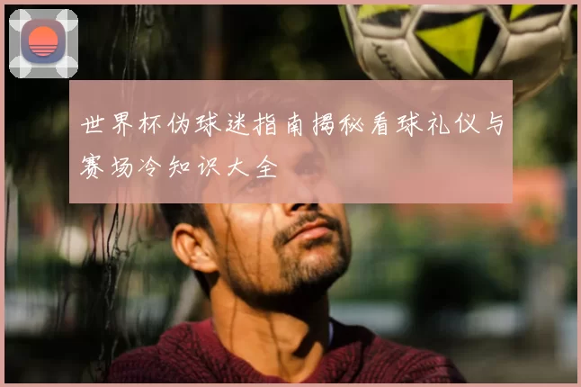 世界杯伪球迷指南揭秘看球礼仪与赛场冷知识大全